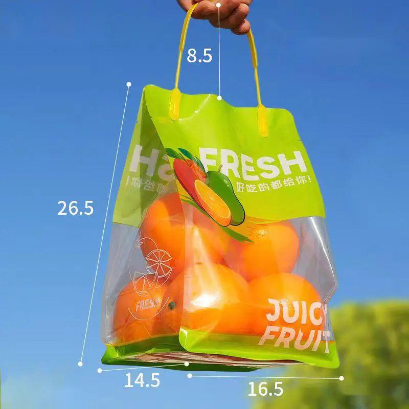 Self sealing fruit preservation zipper packaging bag