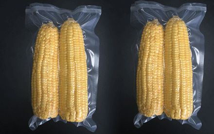 What material is required for vacuum packaging bag freezing?