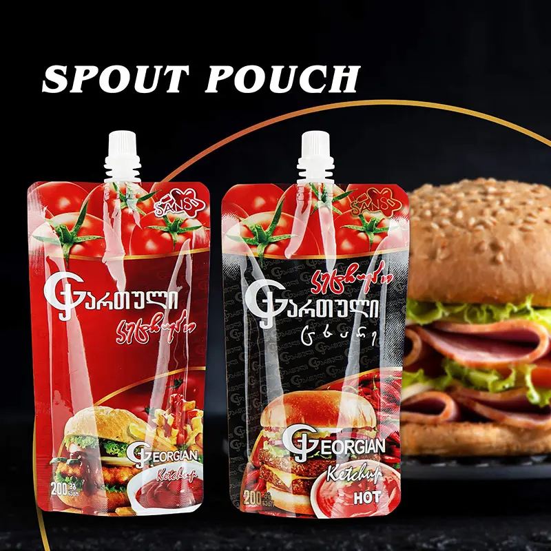 Customized high-temperature and extrusion resistant Spout packaging bag