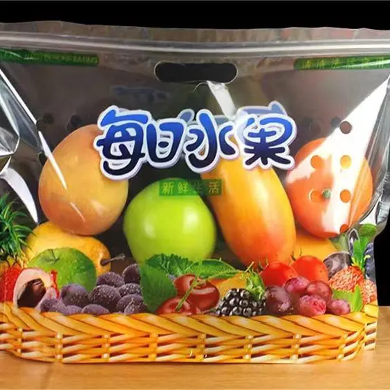 Self sealing fruit preservation zipper packaging bag